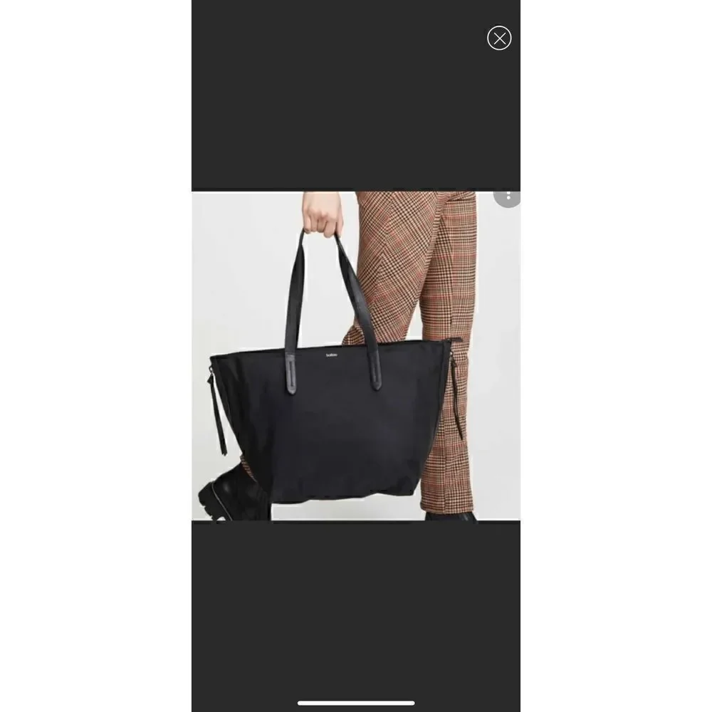 Botkier Bond Weekender Tote Bag Black Nylon